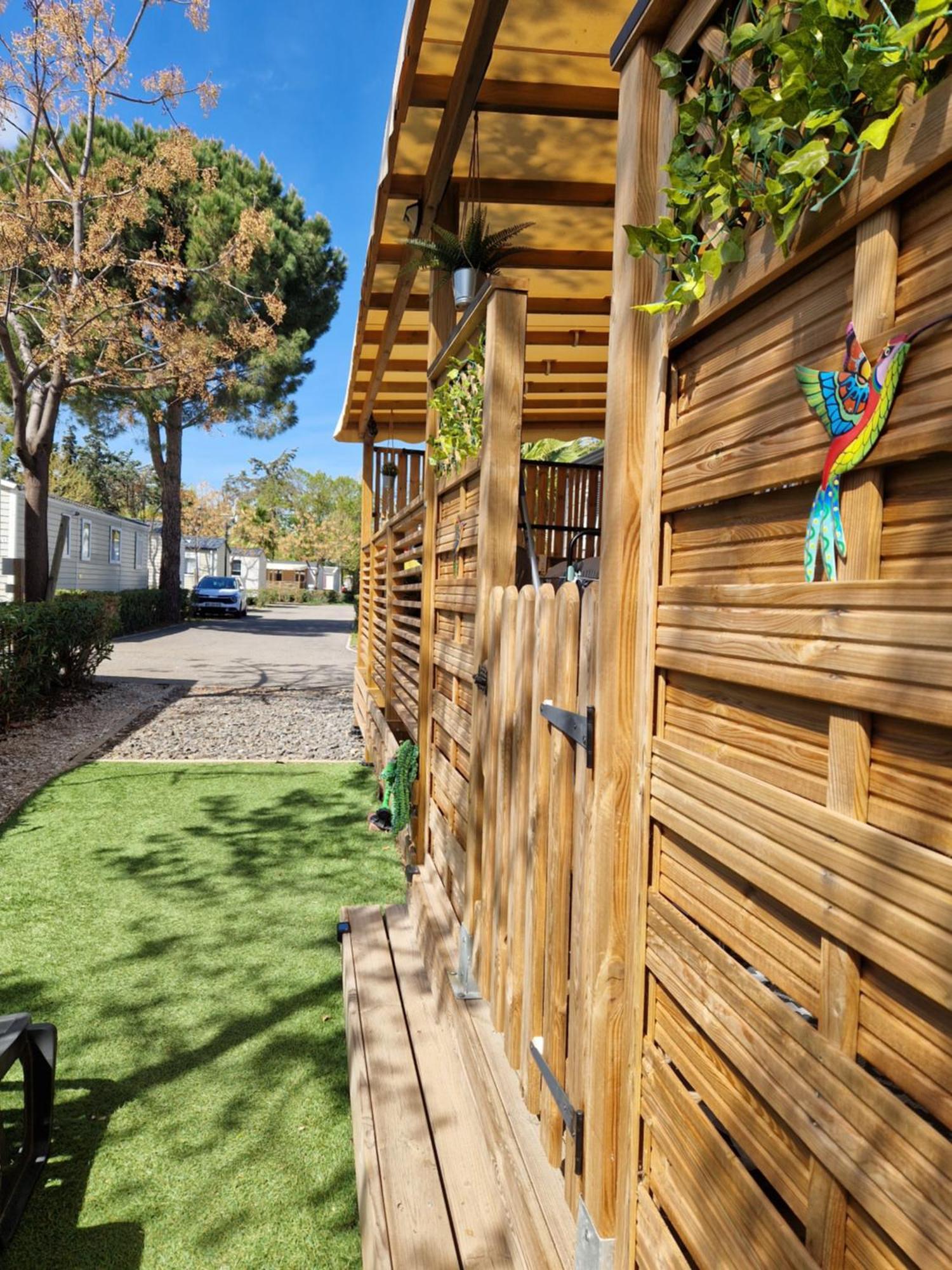 Camping La Carabasse Vias-Plage-T4 Climatise,Tout Confort, Emplacement Calme ! Eksteriør billede