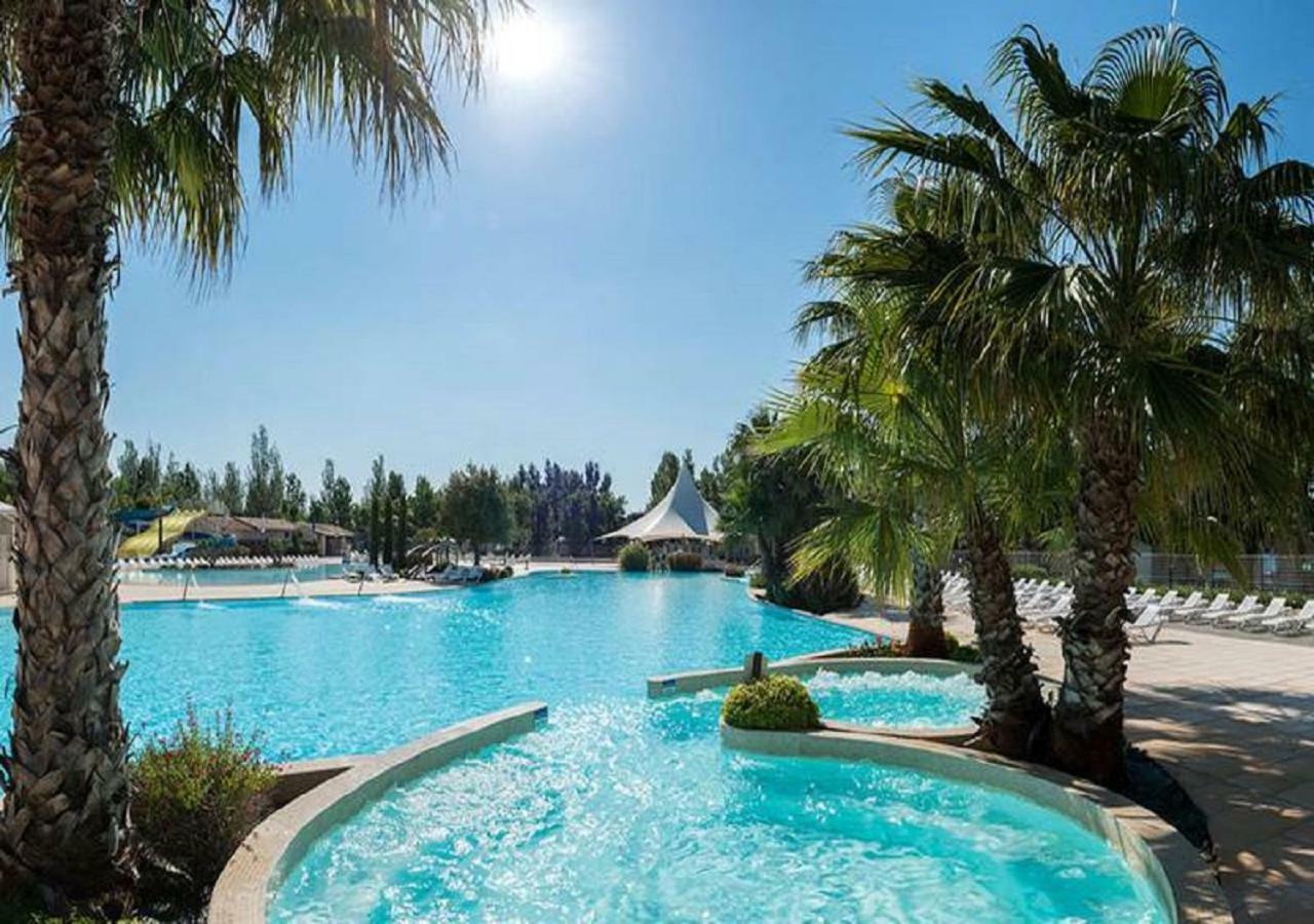 Camping La Carabasse Vias-Plage-T4 Climatise,Tout Confort, Emplacement Calme ! Eksteriør billede